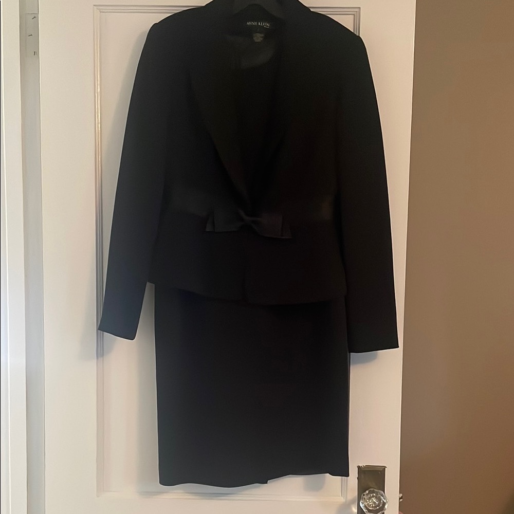 Anne Klein Women's Black Blazer Jacket and Dress - 2 piece
